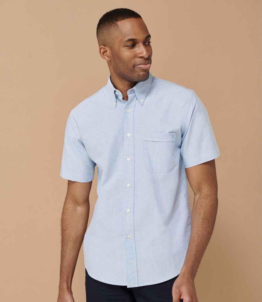 Personalised Custom Branded Henbury Short Sleeve Classic Oxford Shirt - Brand It Essex Ltd