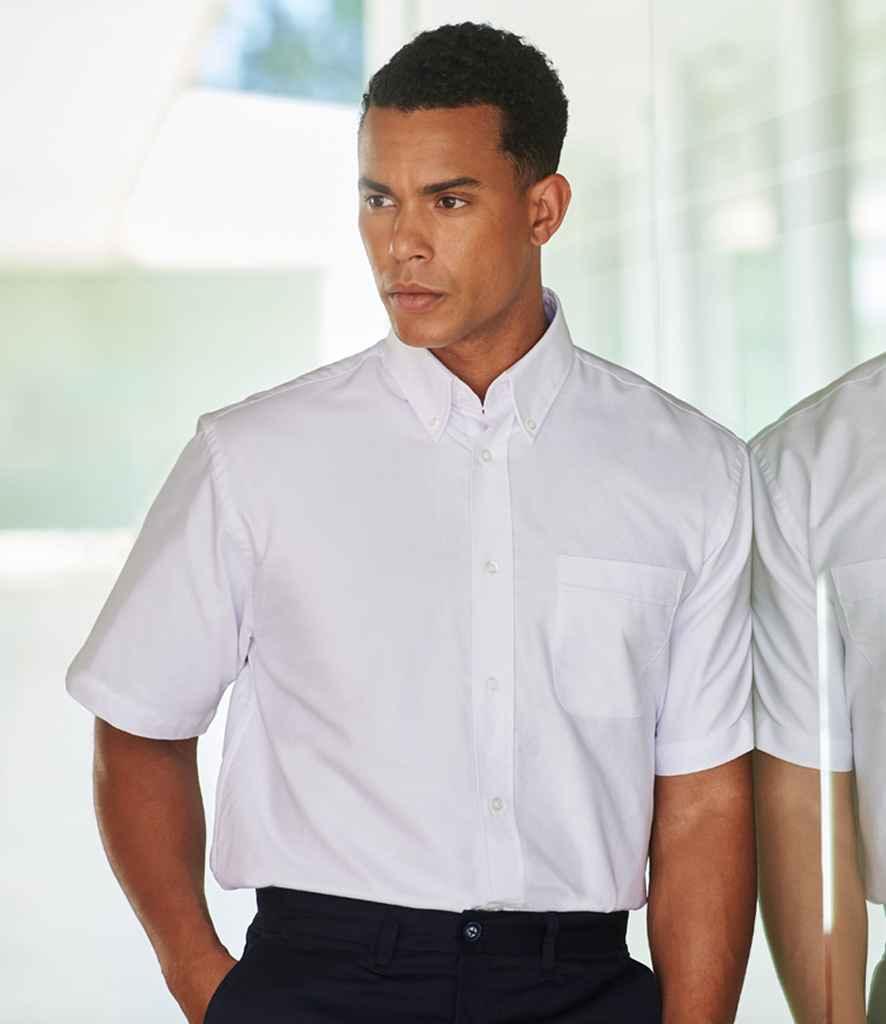 Personalised Custom Branded Henbury Short Sleeve Classic Oxford Shirt - Brand It Essex Ltd