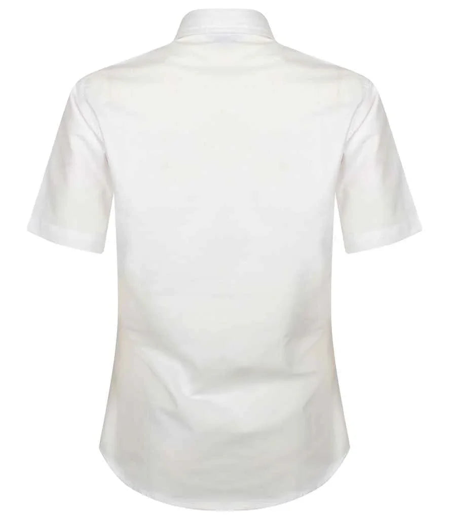 Personalised Custom Branded Henbury Ladies Short Sleeve Classic Oxford Shirt - Brand It Essex Ltd