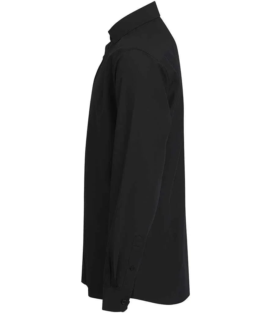 Henbury Long Sleeved Cotton Feel Coolplus Shirt - Brand It Essex Ltd