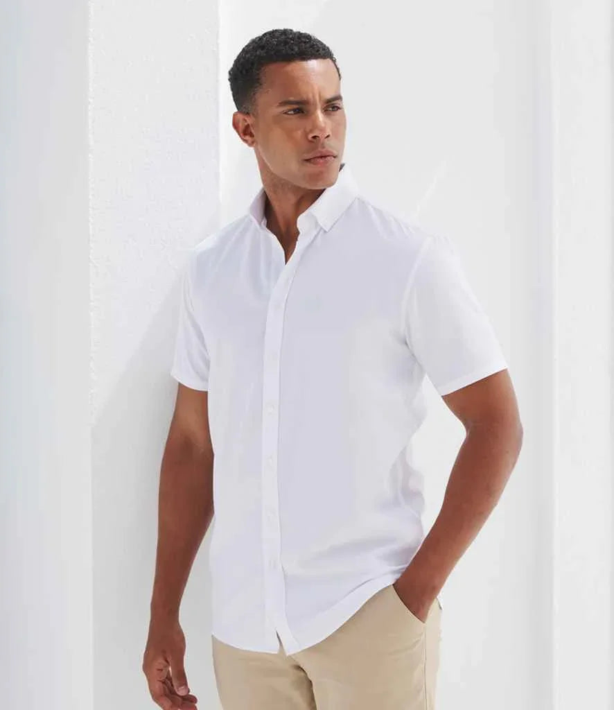 Short Sleeved Cotton Coolplus Shirt -HB588 - Brand It Essex Ltd