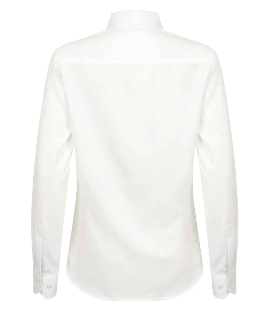 Henbury Ladies Long Sleeve Wicking Shirt - Brand It Essex Ltd