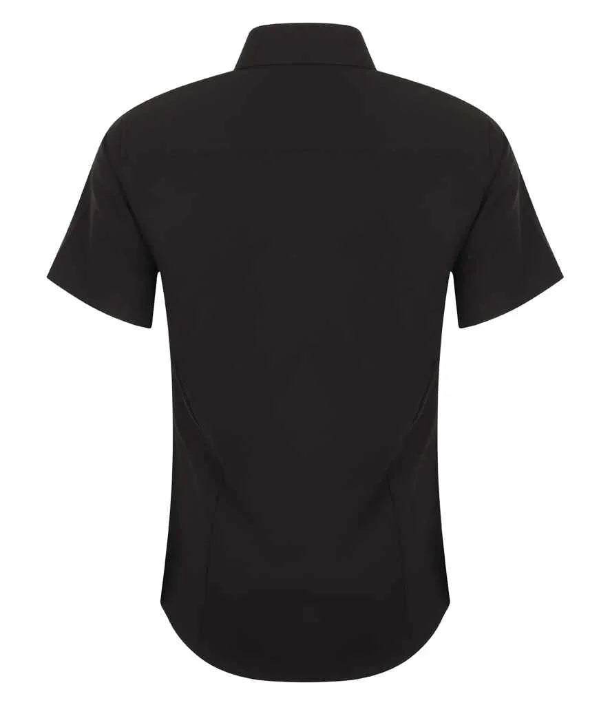 Personalised Custom Branded Ladies Short Sleeve Wicking Shirt - HB596 - Brand It Essex Ltd