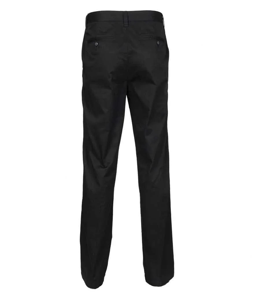 65/35 Flat Fronted Chino Trousers - HB640 - Brand It Essex Ltd