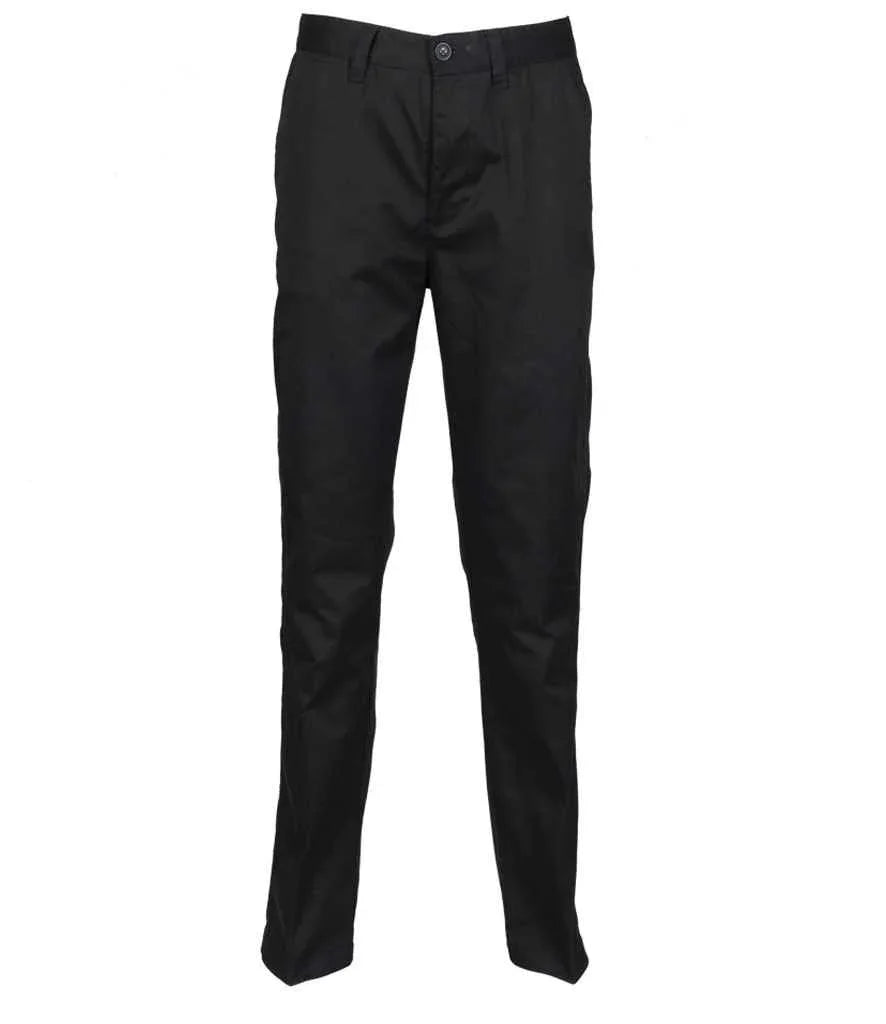 65/35 Flat Fronted Chino Trousers - HB640 - Brand It Essex Ltd