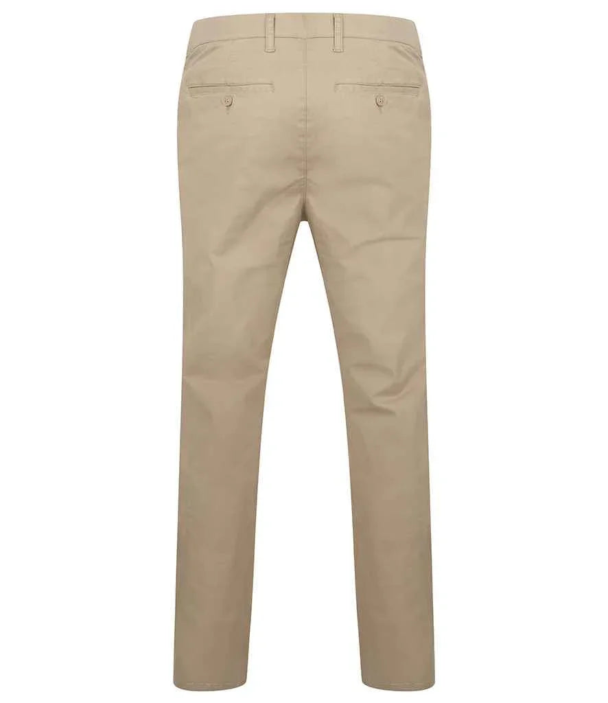 Stretch Flex Waistband Chino Trousers - HB650 - Brand It Essex Ltd
