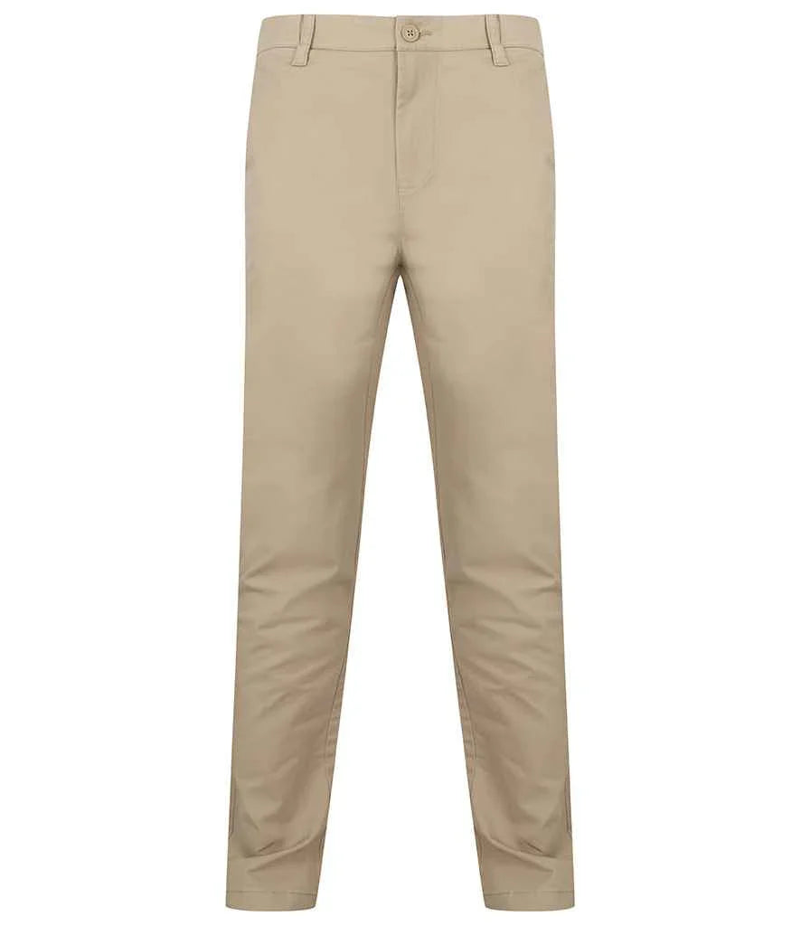Stretch Flex Waistband Chino Trousers - HB650 - Brand It Essex Ltd