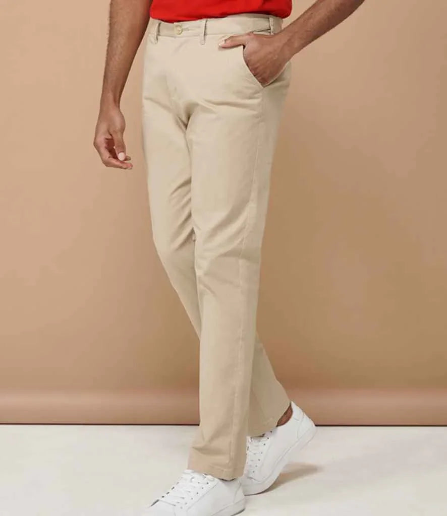 Stretch Flex Waistband Chino Trousers - HB650 - Brand It Essex Ltd