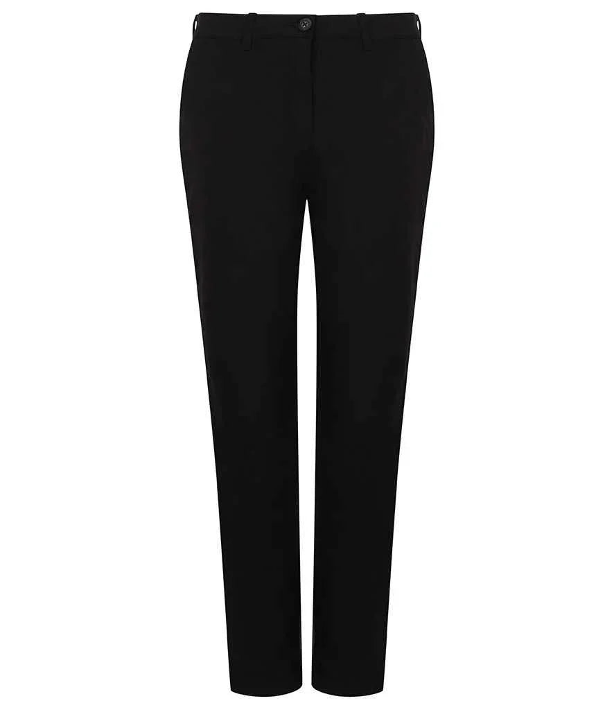 Ladies Stretch Chino Trousers - HB651 - Brand It Essex Ltd