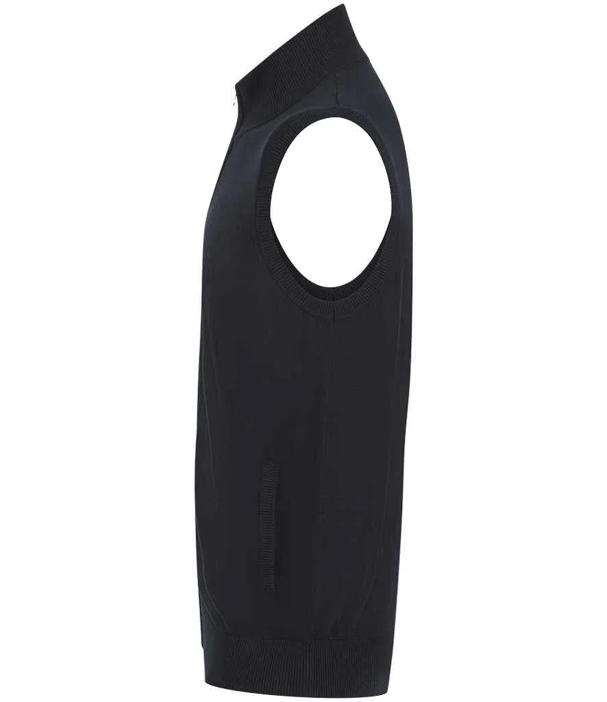 Personalised Custom Branded Henbury Sleeveless Zip Through Jumper - Brand It Essex Ltd