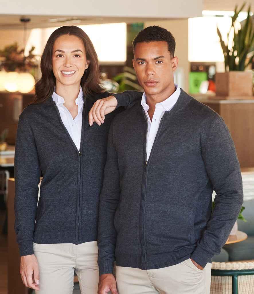 Personalised Custom Branded Unisex Zip Through Cardigan - HB718 - Brand It Essex Ltd