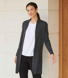 Personalised Custom Branded Ladies Longline Open Cardigan - HB719 - Brand It Essex Ltd