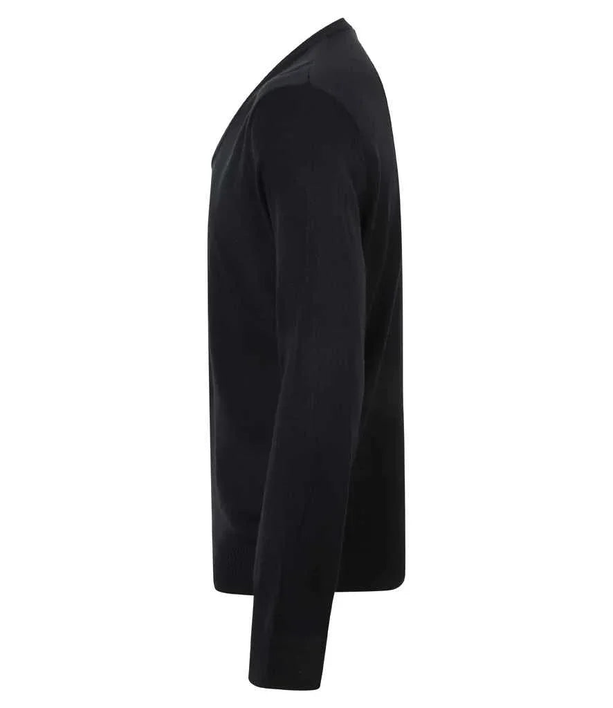 Lightweight Cotton V Neck Sweater - HB720 - Brand It Essex Ltd