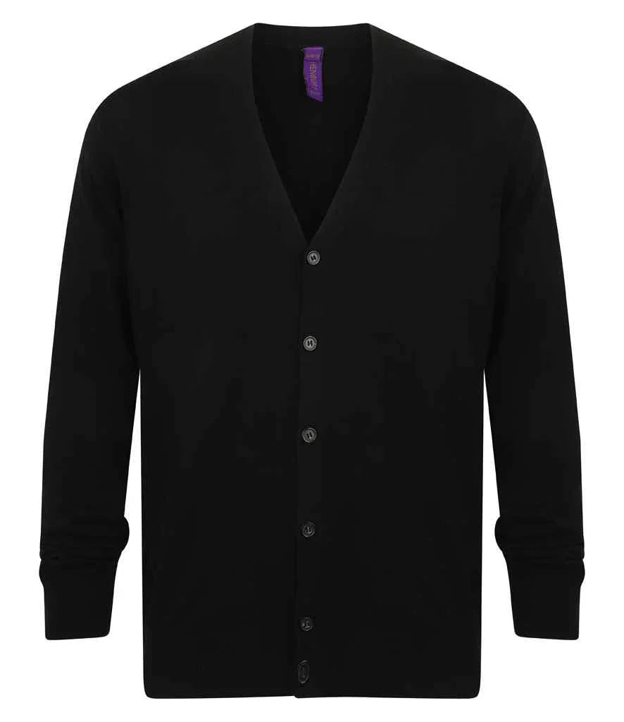 Personalised Custom Branded Lightweight Cotton Acrylic V Neck Cardigan - HB722 - Brand It Essex Ltd