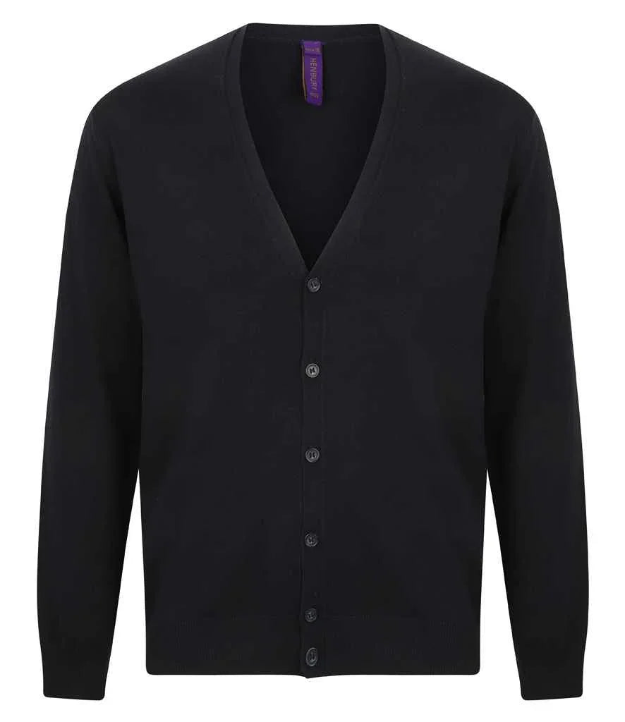 Personalised Custom Branded Lightweight Cotton Acrylic V Neck Cardigan - HB722 - Brand It Essex Ltd