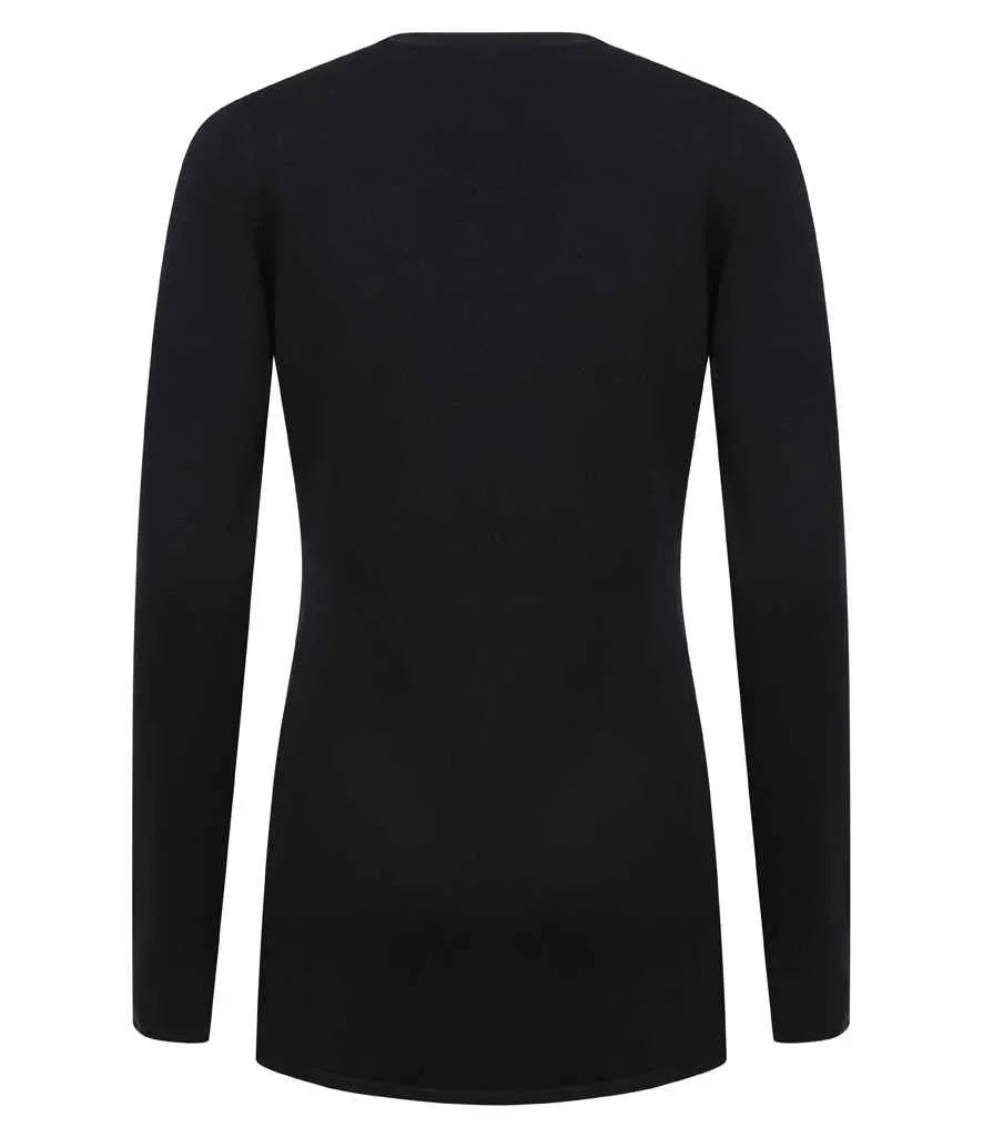 Personalised Custom Branded Ladies Cotton V Neck Cardigan - HB723 - Brand It Essex Ltd