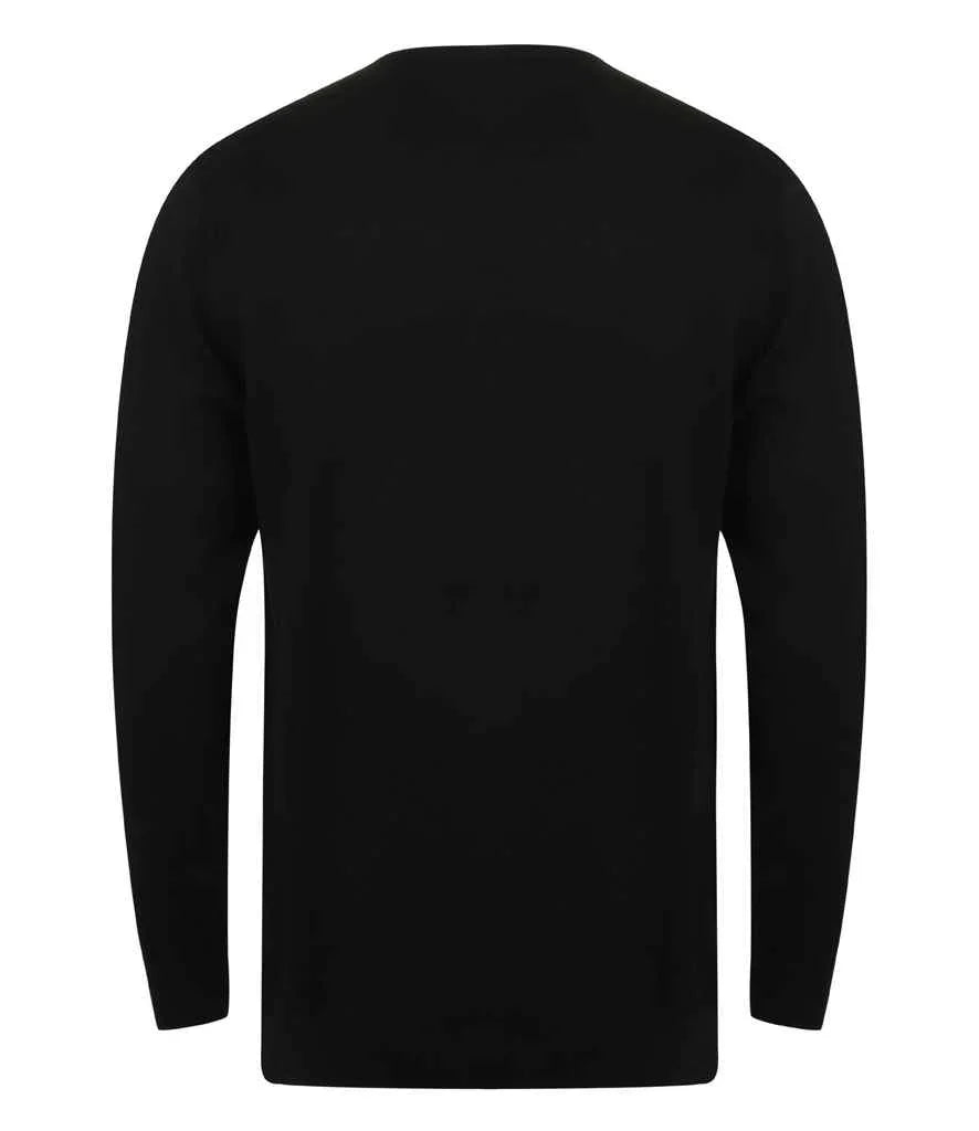 Lightweight Cotton Crew Neck Sweater - HB725 - Brand It Essex Ltd