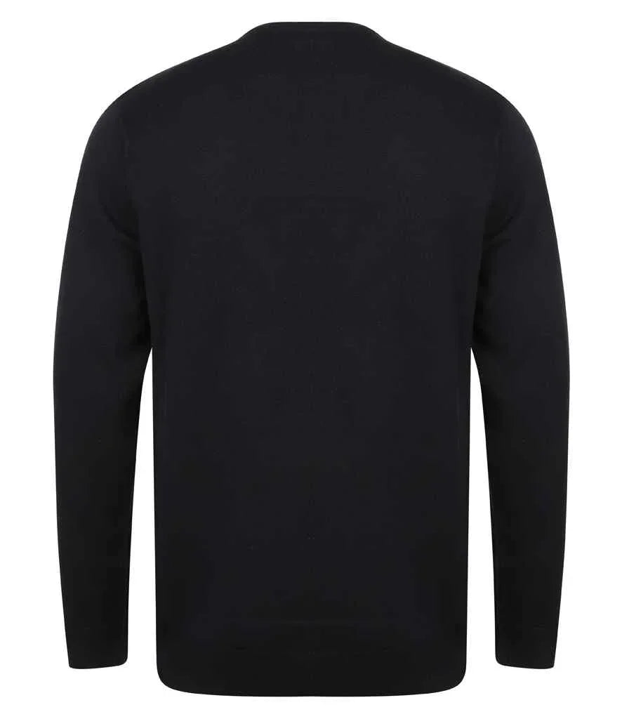 Lightweight Cotton Crew Neck Sweater - HB725 - Brand It Essex Ltd