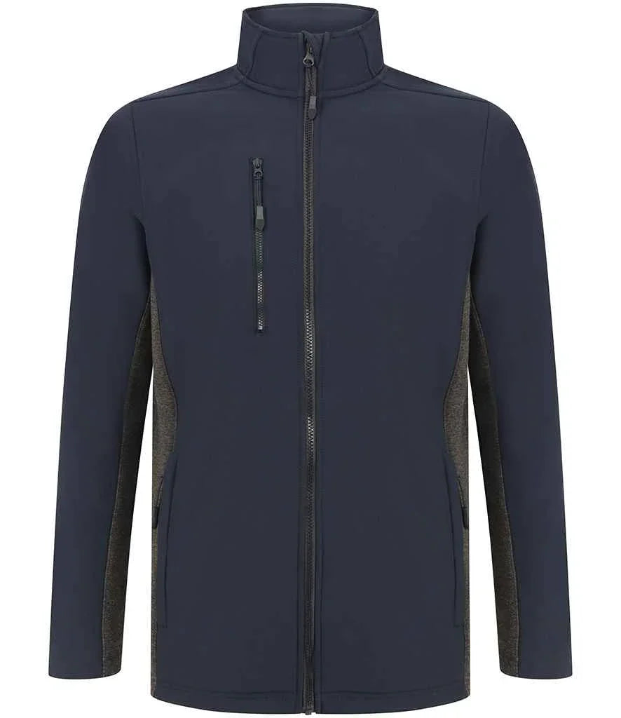 Personalised Custom Branded Unisex Contrast Soft Shell Jacket - HB835 - Brand It Essex Ltd
