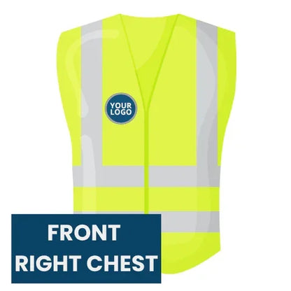 Personalised Custom Branded Location for print on hi viz - Brand It Essex Ltd