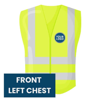 Personalised Custom Branded Location for print on hi viz - Brand It Essex Ltd