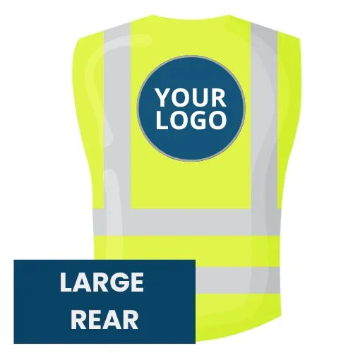 Personalised Custom Branded Location for print on hi viz - Brand It Essex Ltd