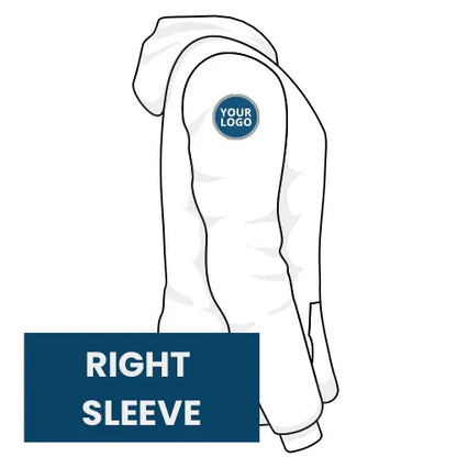 Personalised Custom Branded Jacket branding location - Brand It Essex Ltd