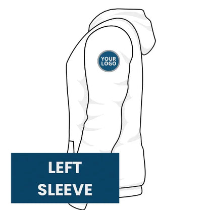 Personalised Custom Branded Jacket branding location - Brand It Essex Ltd