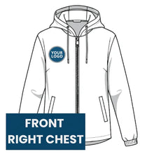 Personalised Custom Branded Jacket branding location - Brand It Essex Ltd