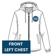 Personalised Custom Branded Jacket branding location - Brand It Essex Ltd