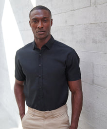 Henbury Short Sleeved Cotton Coolplus Shirt (HB588)