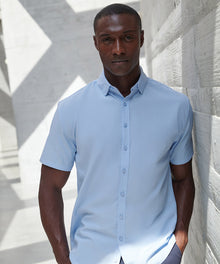 Henbury Short Sleeved Cotton Coolplus Shirt (HB588)