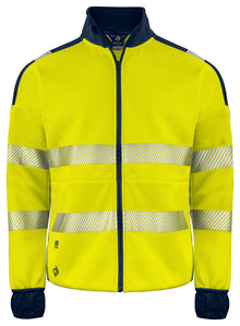 Projob 6109 Full Zip Hi Vis Sweatshirt
