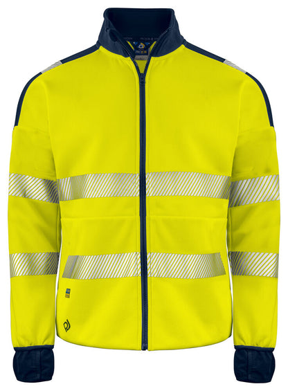 Projob 6109 Full Zip Hi Vis Sweatshirt