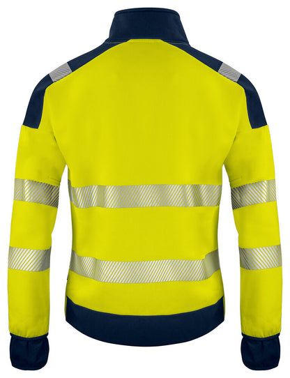 Projob 6109 Full Zip Hi Vis Sweatshirt