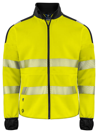 Projob 6109 Full Zip Hi Vis Sweatshirt