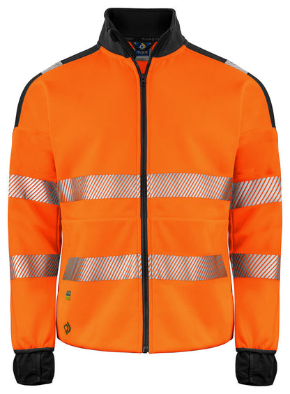 Projob 6109 Full Zip Hi Vis Sweatshirt