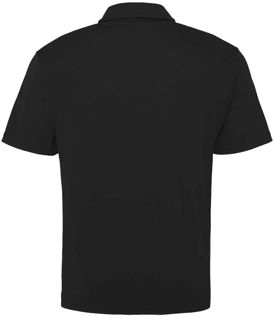 AWDis Cool Polo Shirt - Black - Brand It Essex Ltd