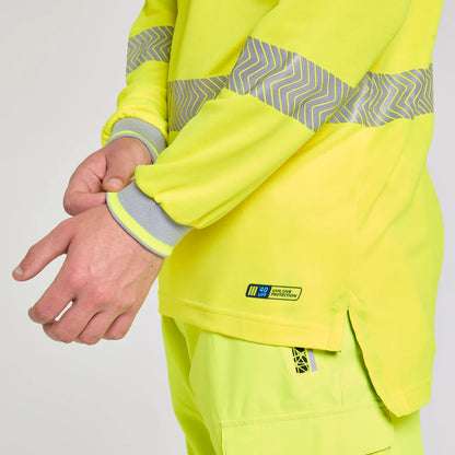 PULSAR Life Hi-Vis Long Sleeve Polo Shirt (LFE925)