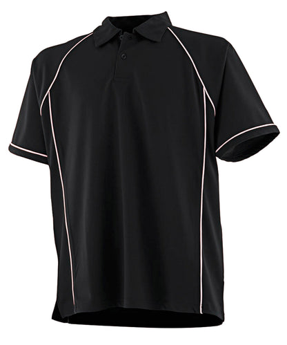 Finden & Hales Piped Performance Polo Shirt (LV370)