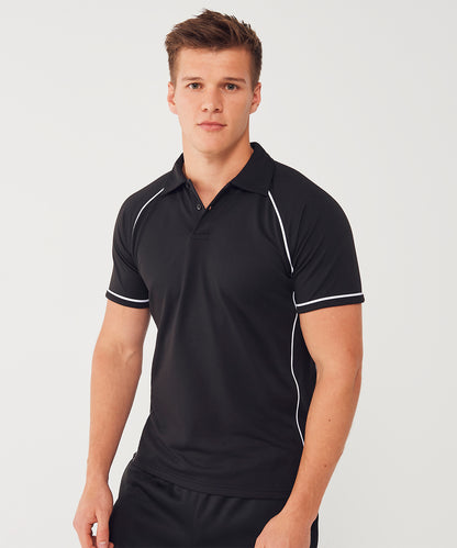 Finden & Hales Piped Performance Polo Shirt (LV370)