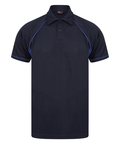 Finden & Hales Piped Performance Polo Shirt (LV370)