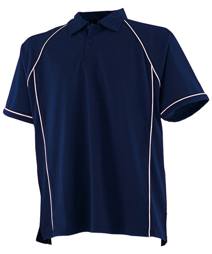 Finden & Hales Piped Performance Polo Shirt (LV370)