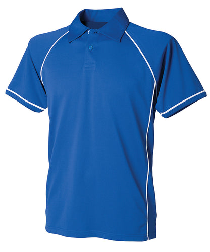 Finden & Hales Piped Performance Polo Shirt (LV370)