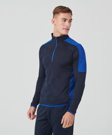 Finden & Hales 1/4 Performance Contrast Sweatshirt (LV571)