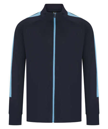 Finden & Hales Contrast Full Zip Tracksuit Top (LV871)