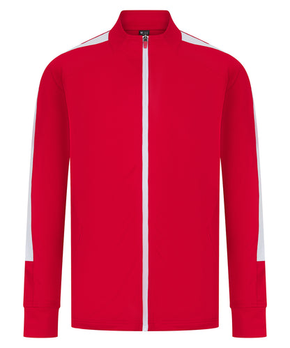 Finden & Hales Contrast Full Zip Tracksuit Top (LV871)