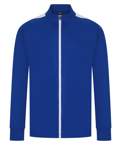 Finden & Hales Contrast Full Zip Tracksuit Top (LV871)