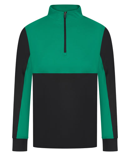 Finden & Hales 1/4 Zip Contrast Sweatshirt (LV874)