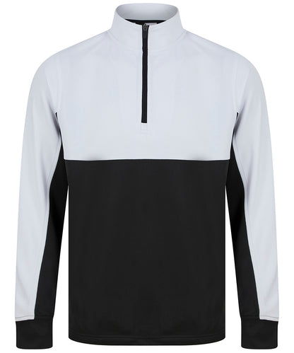 Finden & Hales 1/4 Zip Contrast Sweatshirt (LV874)